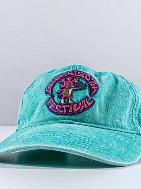 Lollapalooza Green Lolla Guide Hat Snapback Dad Hat Music Festival